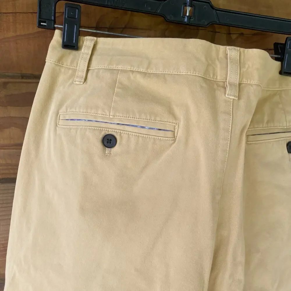 Bonobos Chino Pants Mens 32 x 32 Tan Slim Taper Stretch Twill Casual Preppy J19